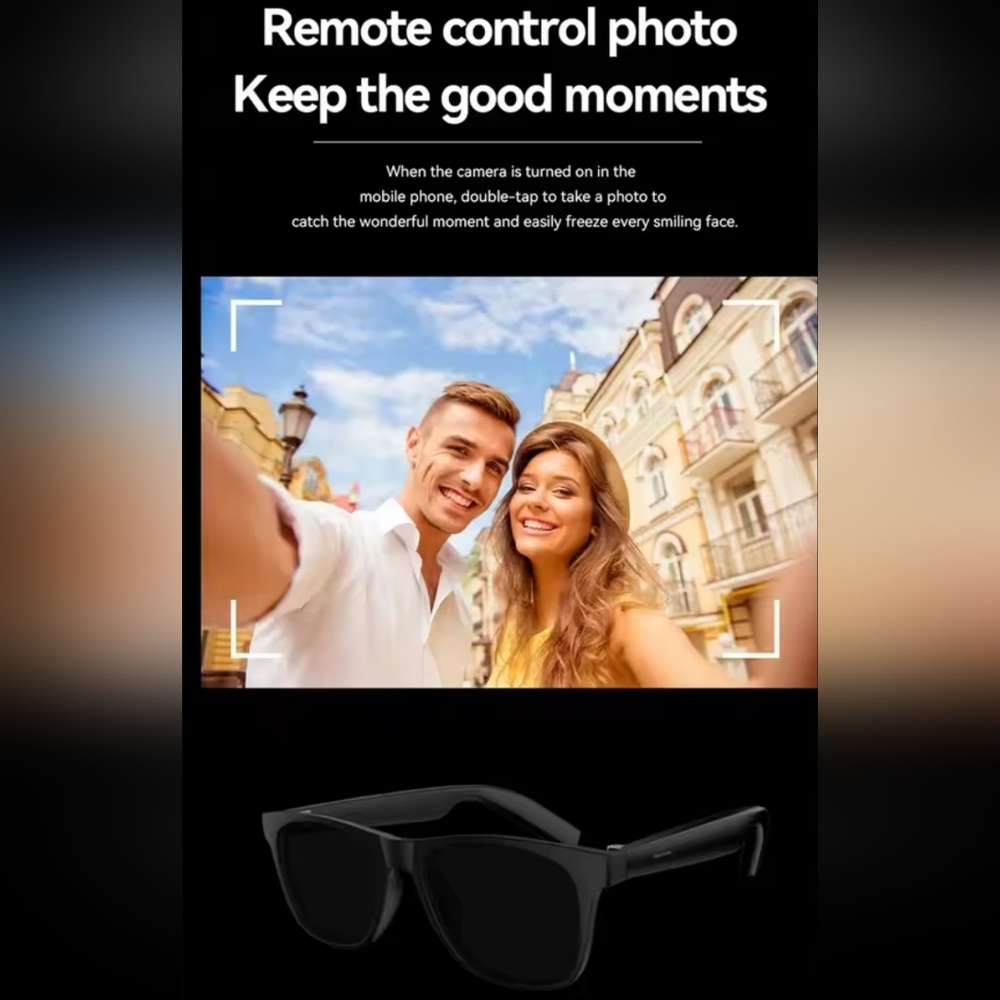 NWT Laxasfit D11 Plus Smart Audio Sunglasses Bluetooth Call Polarized - Picture 8 of 17